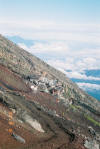 2004/08 富士山のスカイラインを見渡すロッキー山腹